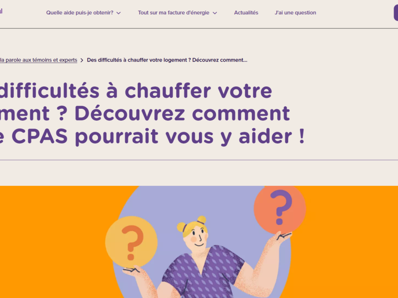 Obtenir de l'aide pour payer votre facture d'énergie.